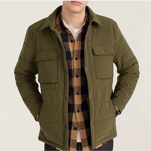 J. Crew Eco Nordic shirt-jacket with PrimaLoft®